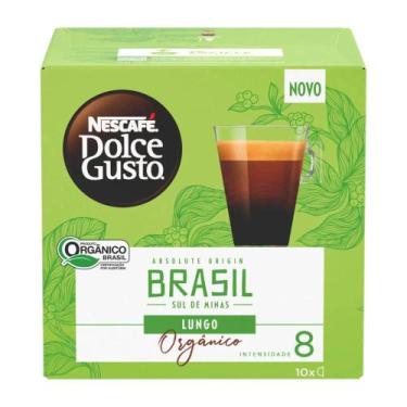 Imagem de Café Dolce Gusto Lungo Brasil Orgânico Com 10 Cápsulas 80G