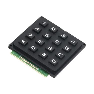 Imagem de Esquirla Módulos de teclado de teclado matricial MCU Board Matrix Array Switch para usar teclado de membrana matricial, 16 chaves 4x4