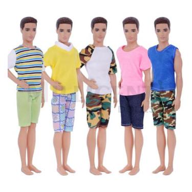 Imagem de 5 Roupas Conjuntos Verão Boneco Ken Namorado Da Barbie