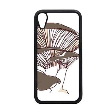 Imagem de Delicious Home Dish Ilustração de cogumelo para iPhone XR Capa para proteção de telefone Apple