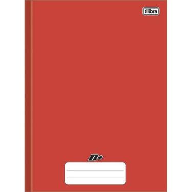 Imagem de Caderno Brochura Capa Dura D+ Vermelho 48 Folhas Tilibra