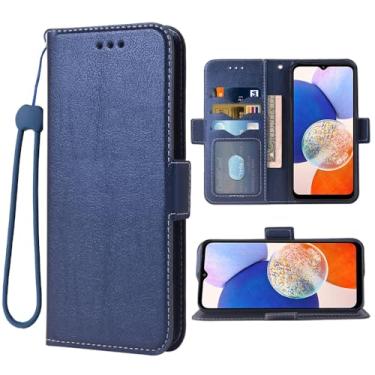 Imagem de Dswteny Compatível com Samsung Galaxy A05s/A05 capa carteira alça de pulso cordão e suporte de couro flip para cartão de crédito suporte acessórios de celular capa de celular para Ao5s Ao5 A 05s 05