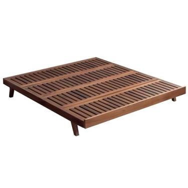 Imagem de Estrutura De Cama Queen De Madeira, Estrutura De Cama King Size Com Espaço De Armazenamento, Estrutura De Cama De Plataforma Queen Antiderrapante, Robustez (Size : 70x78in)