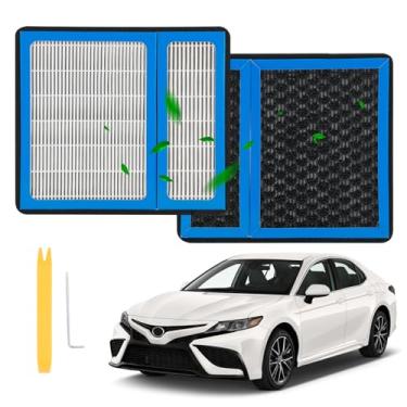 Imagem de 1 filtro de ar de cabine HEPA CF12157 compatível com Lexus Es250 Es300H Es350 Nx250 Nx350 Rx350 Rx450H Rx500H Ux200; Toyota Avalon Camry Corolla Highlander Prius Rav4 Sienna Venza; Mazda CC. X-9