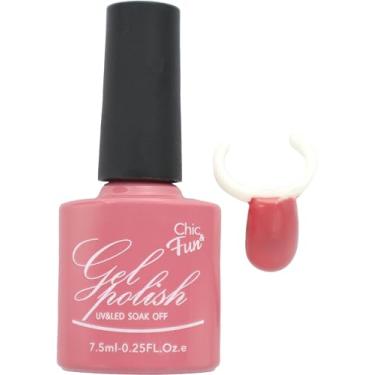 Imagem de Esmalte Em Gel Chic & Fun 7,5ml Led/uv Unhas Manicure Nail C/Registro (008, x 2un)