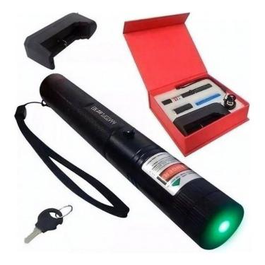 Imagem de Caneta Laser Pointer Verde Forte Profissional Recarreg