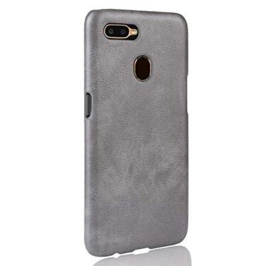 Imagem de Capa para Oppo A5S, capa para celular Rugged Shield 360° Proteja seu telefone Capa de couro granulado para Oppo A5S