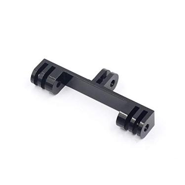 Imagem de Adaptador duplo duplo de alumínio para GoPro Hero 11 10 9 8 7 6 5 preto, APEMAN/AKASO/DJI Omso Câmera esportiva de ação