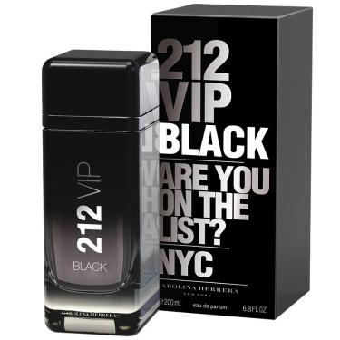 Imagem de Perfume Ch 212 Vip Black Masculino Eau De Parfum 200Ml