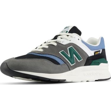 Imagem de New Balance 997H V1 masculino, Castlerock/preto/azul garça, 4