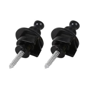 Imagem de M-tamanho Guitarra Baixo Cinta Bloqueio Antiderrapante Metal Final Str