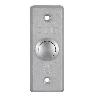 Imagem de Painel de Aluminio Hikvision DS-K7P02 Botao Metal 90 X 35 X 28.9 MM