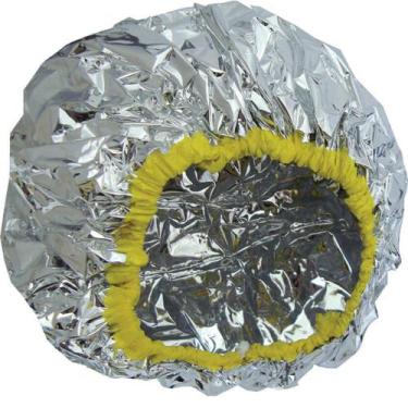 Imagem de Touca metálica térmica capilar  não elétrica marco boni, Touca térmica