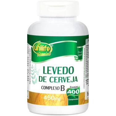 Imagem de Levedo de Cerveja Unilife 400 comprimidos de 450mg