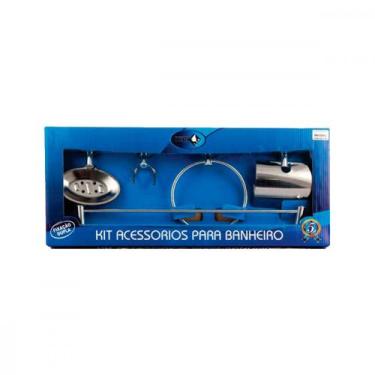 Imagem de Kit Aces.P/Wc Hidrolar Inox  5Pc