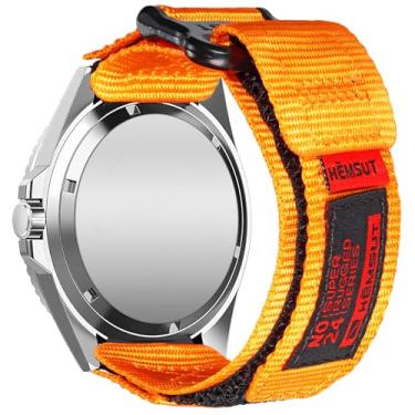 Imagem de Pulseira de relógio de liberação rápida compatível com Casio duro, pulseiras de substituição de nylon de 22 mm para Casio MDV106-1AV / MTP-VD01 / MTP-VD02 / MTP-1374