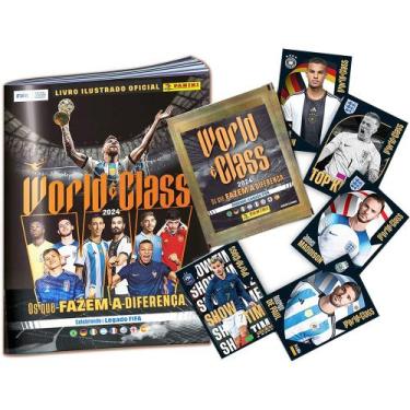 Imagem de Album Fifa World Class 2024 + 300 Figurinhas Copa do Mundo - Panini