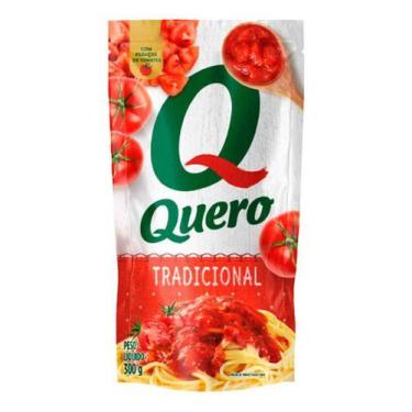 Imagem de Molho De Tomate Tradicional Sachê 300g Quero