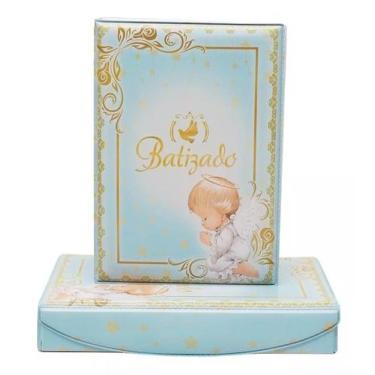 Imagem de Álbum Fotográfico Luxo Caixa Imã Batizado 40 Fotos 15x21 - Capture Álb