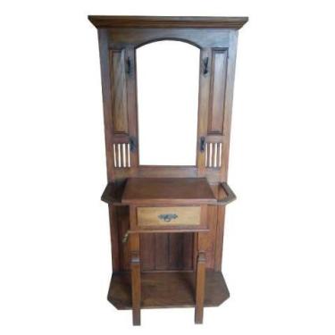 Imagem de Chapeleira Rústica Lorynne em Madeira de Demolição - Cód 1247 - Barroc