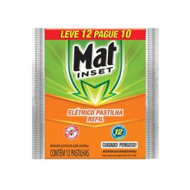 Imagem de Repelente Pastilha Elétrico Mat Inset 12 Pastilhas