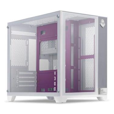 Imagem de Gabinete Gamer Mancer CV300 Purple Edition, Mid-Tower, Lateral de Vidr