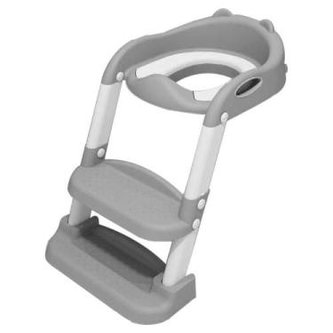 Imagem de Assento Sanitário Infantil com Escada - KLOOF, Cinza
