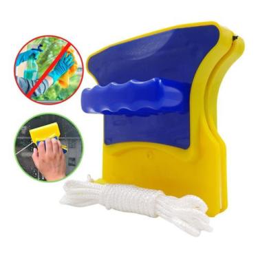 Imagem de Rodo mágico Limpa Vidros janelas box esponja  magnética imã - ZEM