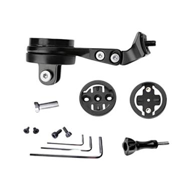 Imagem de NELboNs Suporte de computador para bicicleta compatível com Garmi n/Magen e/Bry ton/Wa hoo com adaptador Go Pro Suporte integrado para T rek Madone Emonda Bontrager RSlVR-C MTB Aero VR-CF haste