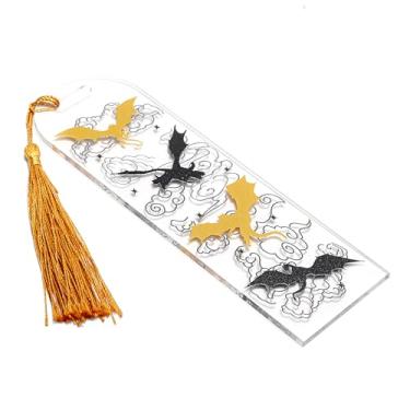 Imagem de ASVP Shop Marcador de livro de dragão de quarta asa com borla - Mercadoria de fantasia e livros