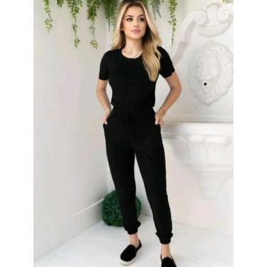 Imagem de Conjunto Feminino Suede Blusinha E Calça Jogguer Sued - estacaomix, Pr