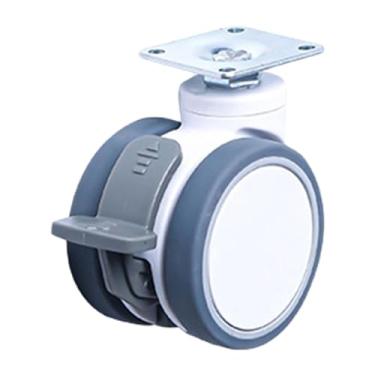 Imagem de predolo Rodízios de transporte, rodas para cadeiras de escritório, rodízio com freio, móveis para tv, carrinhos, mesas, móveis de paletes, Freio plano