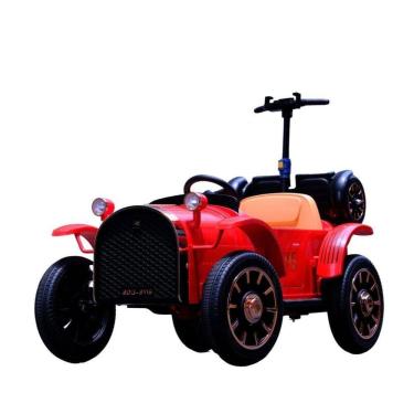 Imagem de Mini Carro Elétrico Vintage Vermelho Retrô 12V Importway