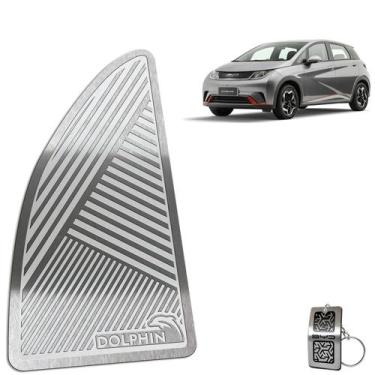 Imagem de BYD Dolphin 2023/2025 Descanso De Pé Inox - Threeparts,  Prata