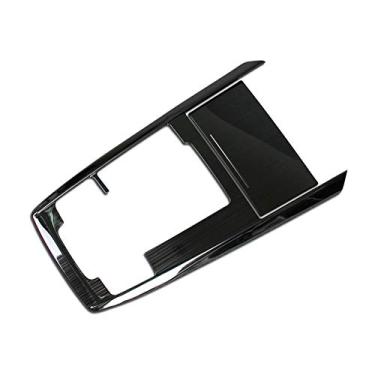 Imagem de Beautost Adequado para Mazda CX-30 CX30 2020 2021 Maçaneta de câmbio de engrenagem Painel de mídia Acabamento de aço inoxidável (preto)