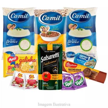Imagem de Cesta Básica De Alimentos C/ 11 Itens - Marcas Premium - São Rubens