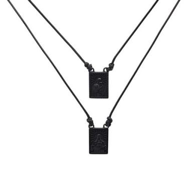 Imagem de Colar Escapulário Preto (BASE)  B-19 - Marshop