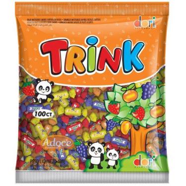 Imagem de Bala mastigável trink frutas sortidas 400g dori