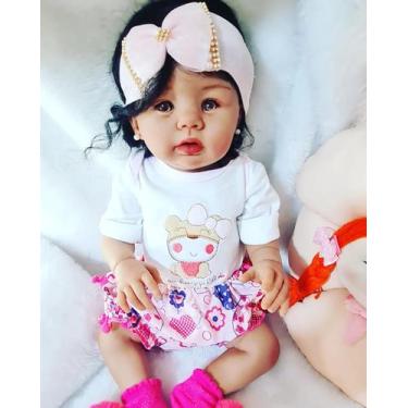 Imagem de Bebê Reborn Barata 100 Silicone pode Dar Banho Igualzinha a foto   - k