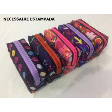 Imagem de Necessaire Multiuso Estampada - Caixa com 15 Peças Sortido *  - CONFEC