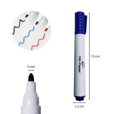 Imagem de Marcador Para Quadro Branco Cor Azul 1 Unidade Para Lousa