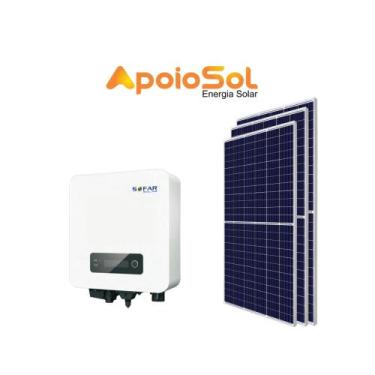 Imagem de Kit completo de Energia Solar On Grid potência de 1.66 kWp, geração mé