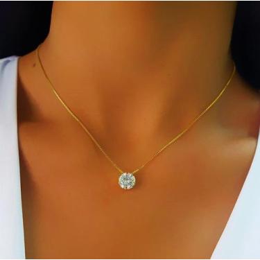 Imagem de Colar Ponto de Luz Banhado em Ouro18k - Almadine Joias