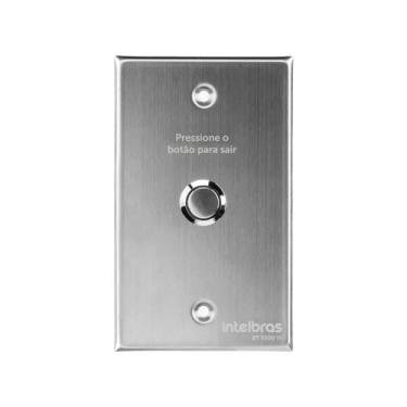 Imagem de Botão Acionador de Abertura Inox Embutir 4x2 BT5000 IN Intelbras, Bivo