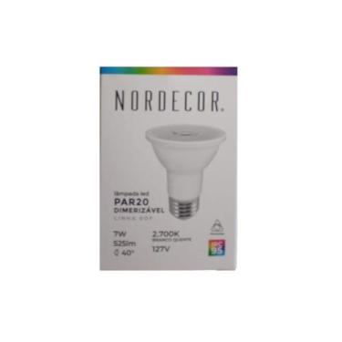 Imagem de Lâmpada Led Par20 Dimerizável 7W 127V Quente 2700K Nordecor