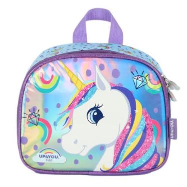 Imagem de Lancheira Termica Escolar Menina Merendeira Unicornio Up4you, Violeta