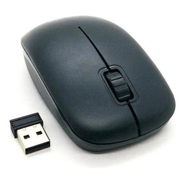 Imagem de Mouse sem fio wireless Exbom MSS22 Preto para home office !!