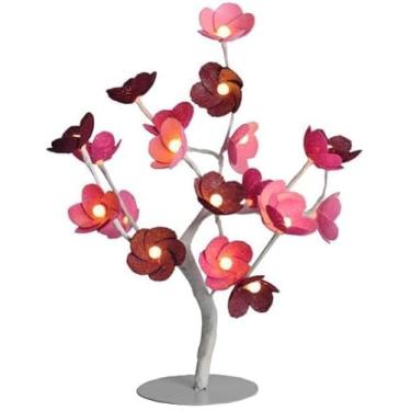 Imagem de Árvore De Flores Com Pétalas De Mesa Bivolt Branca Cormilu (Rosa)