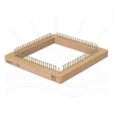 Imagem de Tear Quadrado Trama Fina 22 x 22 Pregos - Arte Nilos