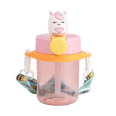 Imagem de Garrafa Plastica Com Alca Unicornio